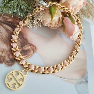 GORGEOUS TORY BURCH LOGO DOUBLE WRAP BRACELET.